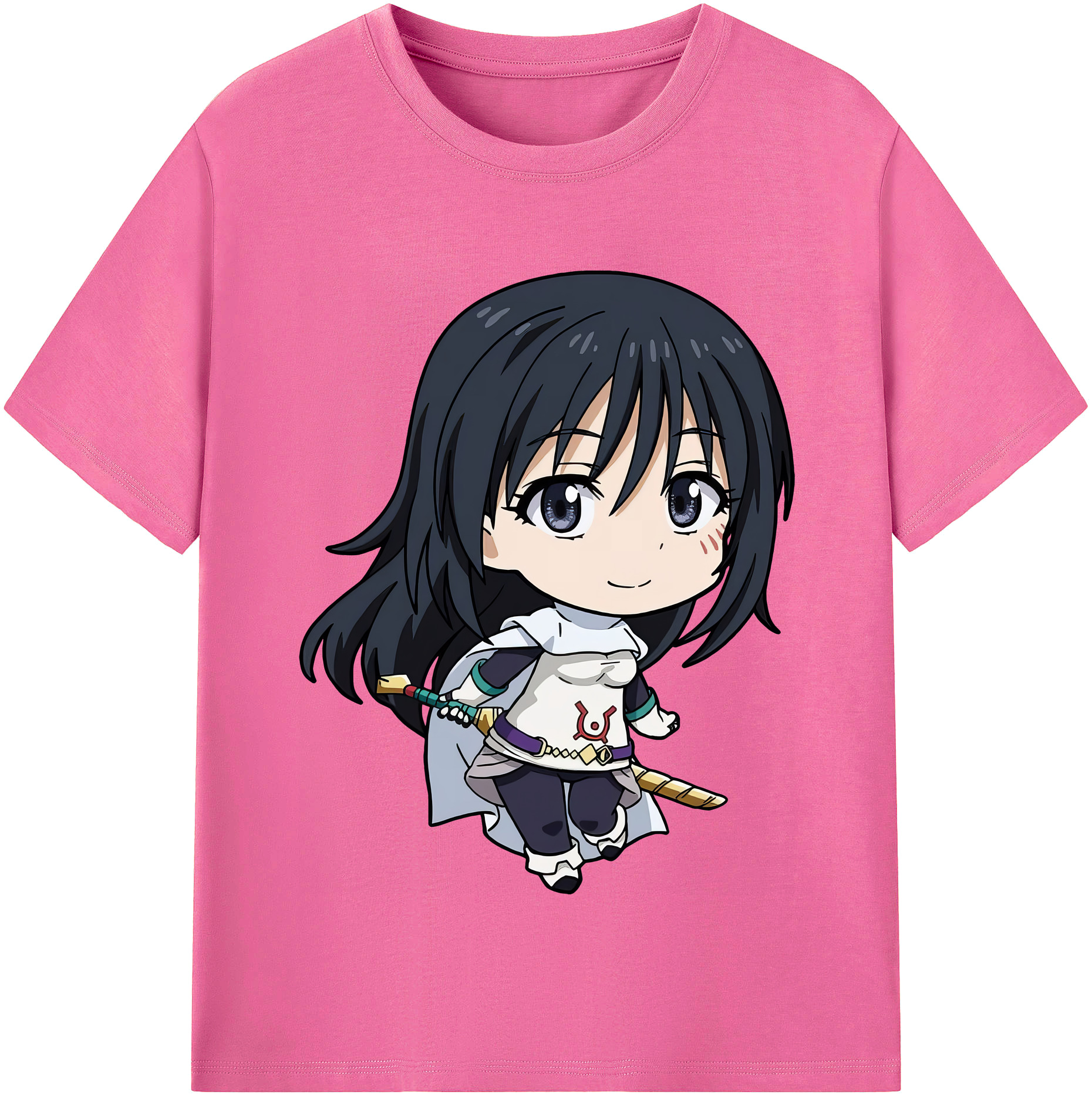 （画像用） 転スラ Regarding Reincarnated to Slime レディースカジュアルプリントTシャツ（綿100％）